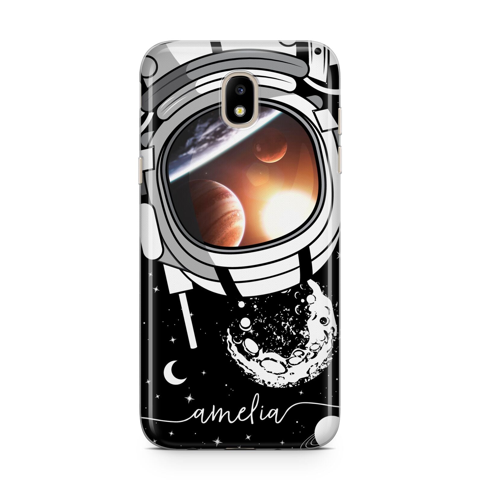 Personalised Astronaut in Space Name Samsung J5 2017 Case