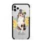 Personalised Australian Shepherd Apple iPhone 11 Pro Max in Silver with Black Impact Case