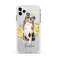 Personalised Australian Shepherd Apple iPhone 11 Pro Max in Silver with White Impact Case