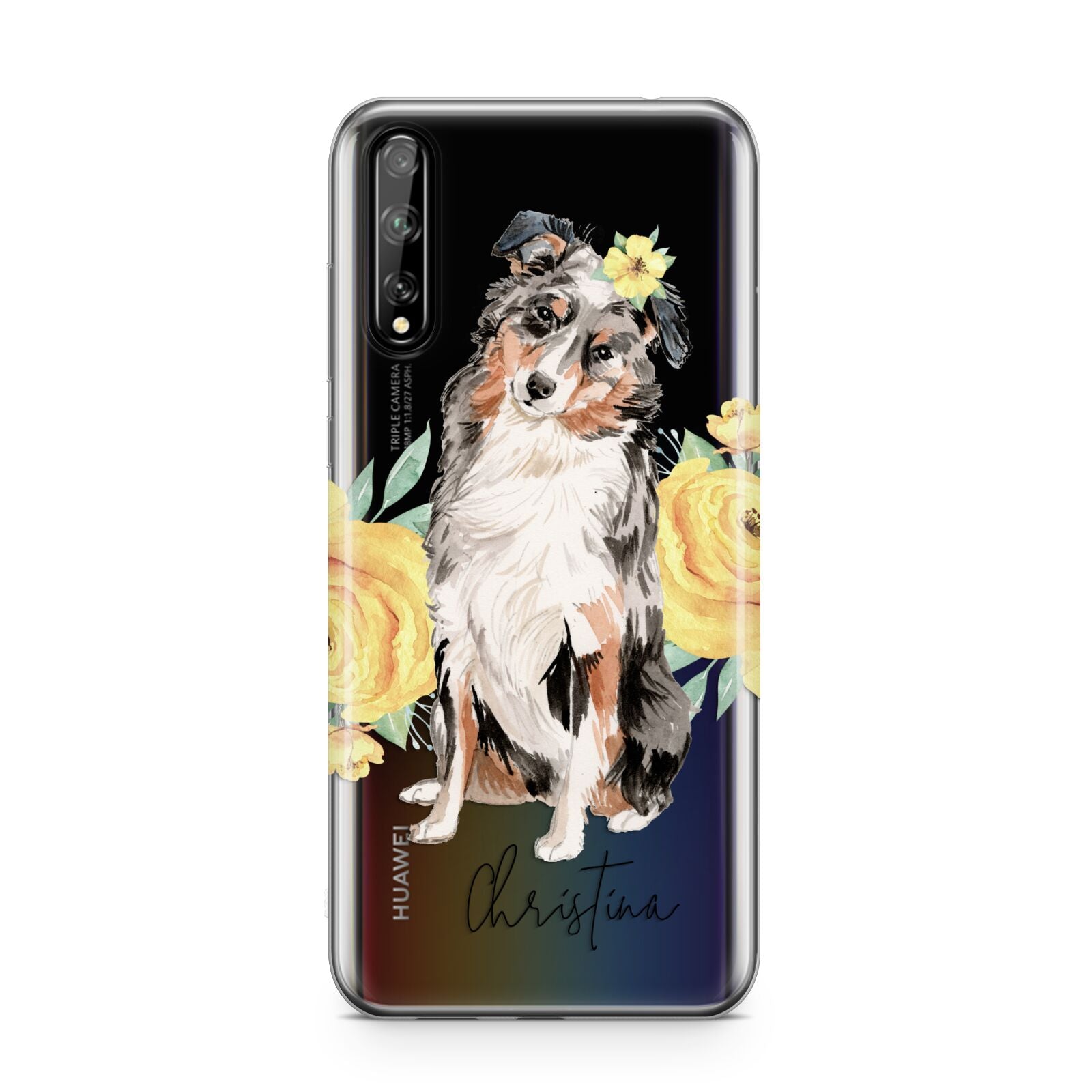 Personalised Australian Shepherd Huawei Enjoy 10s Phone Case