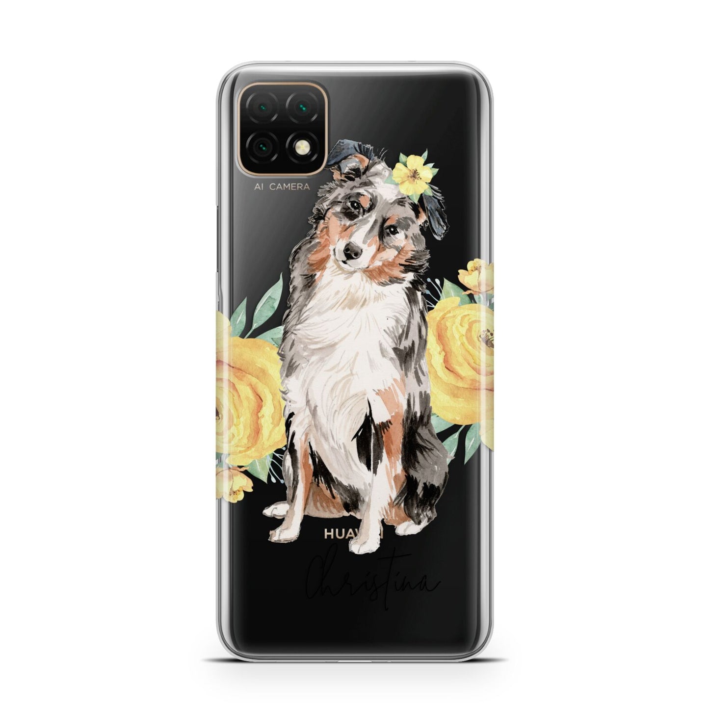 Personalised Australian Shepherd Huawei Enjoy 20 Phone Case