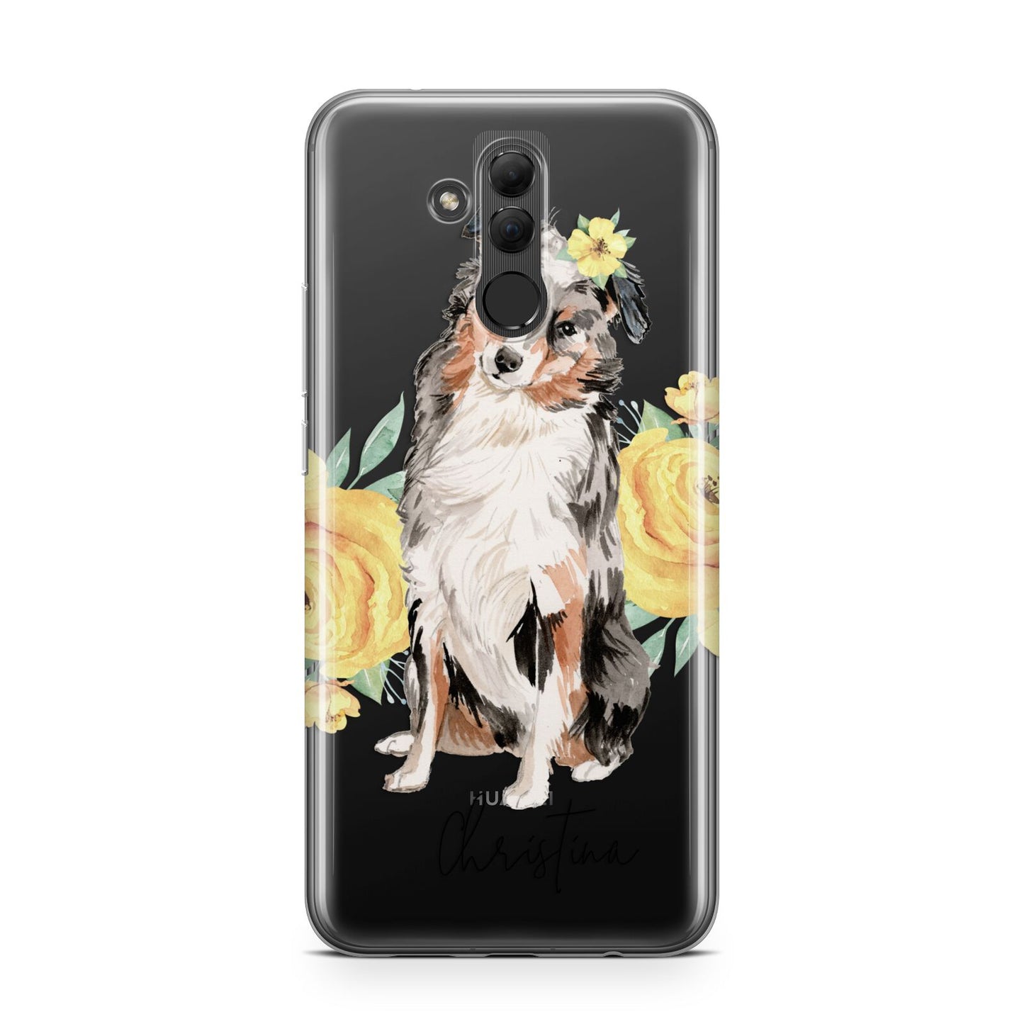 Personalised Australian Shepherd Huawei Mate 20 Lite