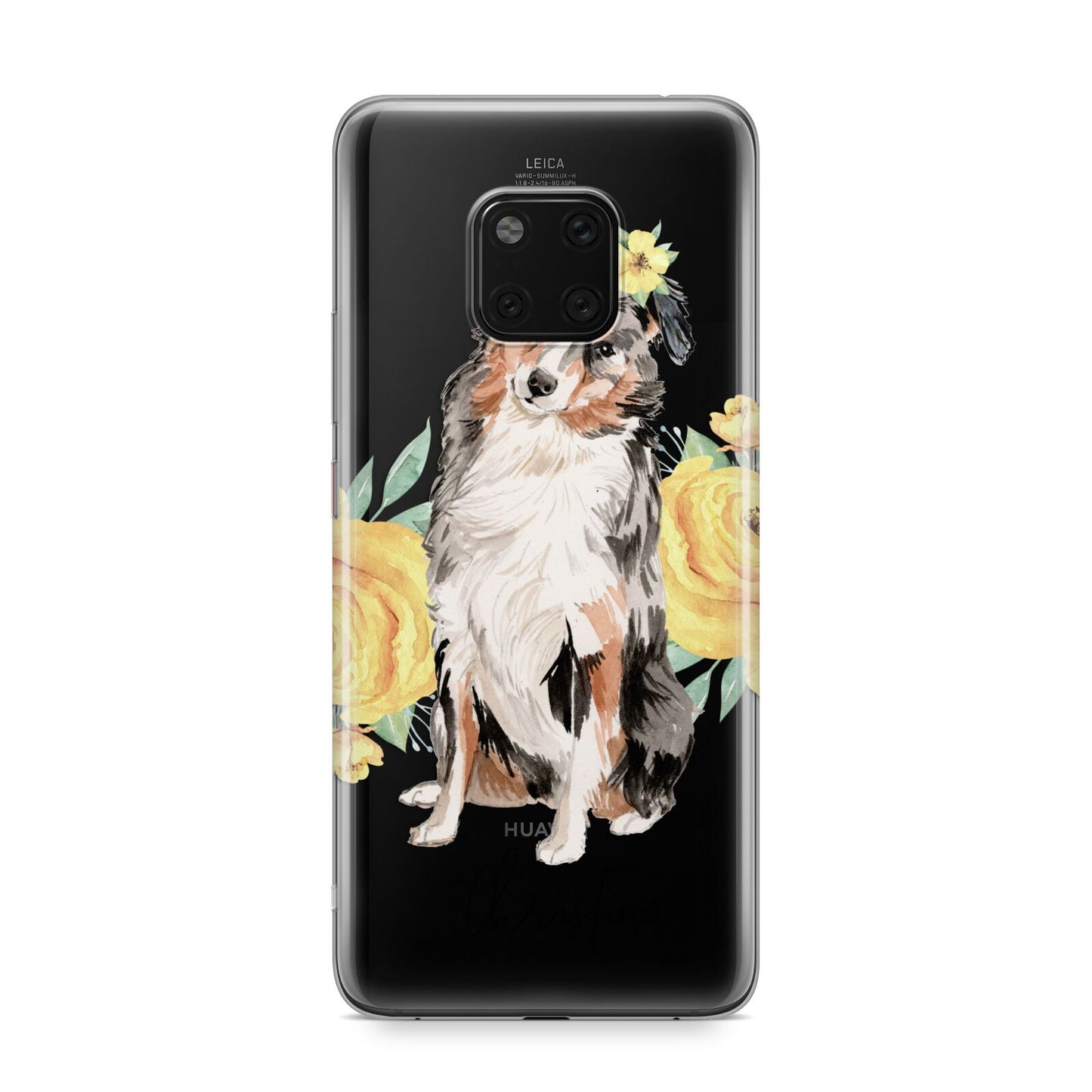 Personalised Australian Shepherd Huawei Mate 20 Pro Phone Case