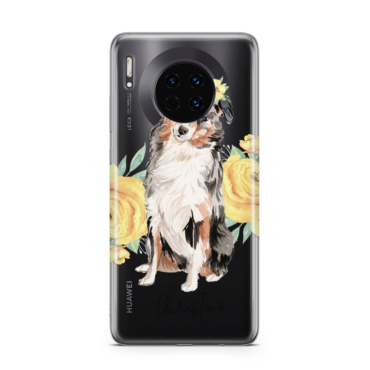 Personalised Australian Shepherd Huawei Mate 30