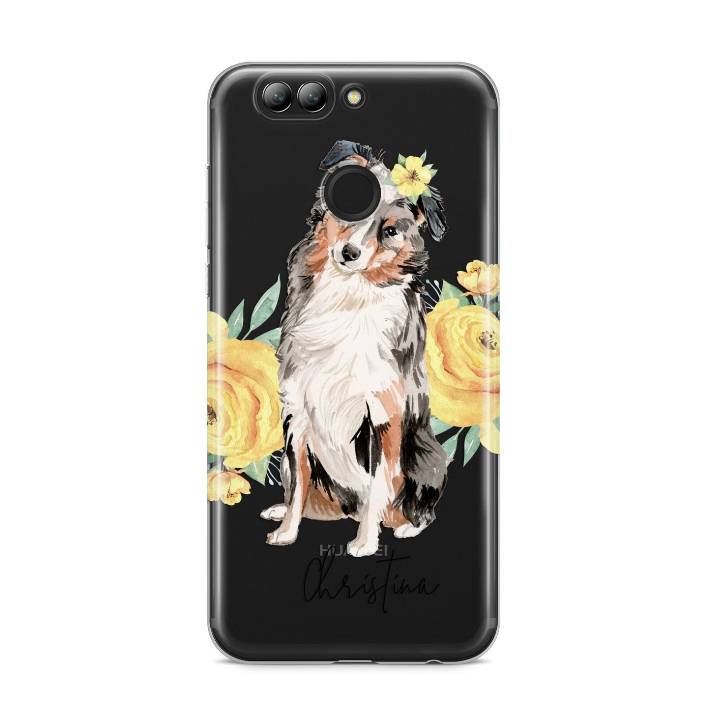 Personalised Australian Shepherd Huawei Nova 2s Phone Case