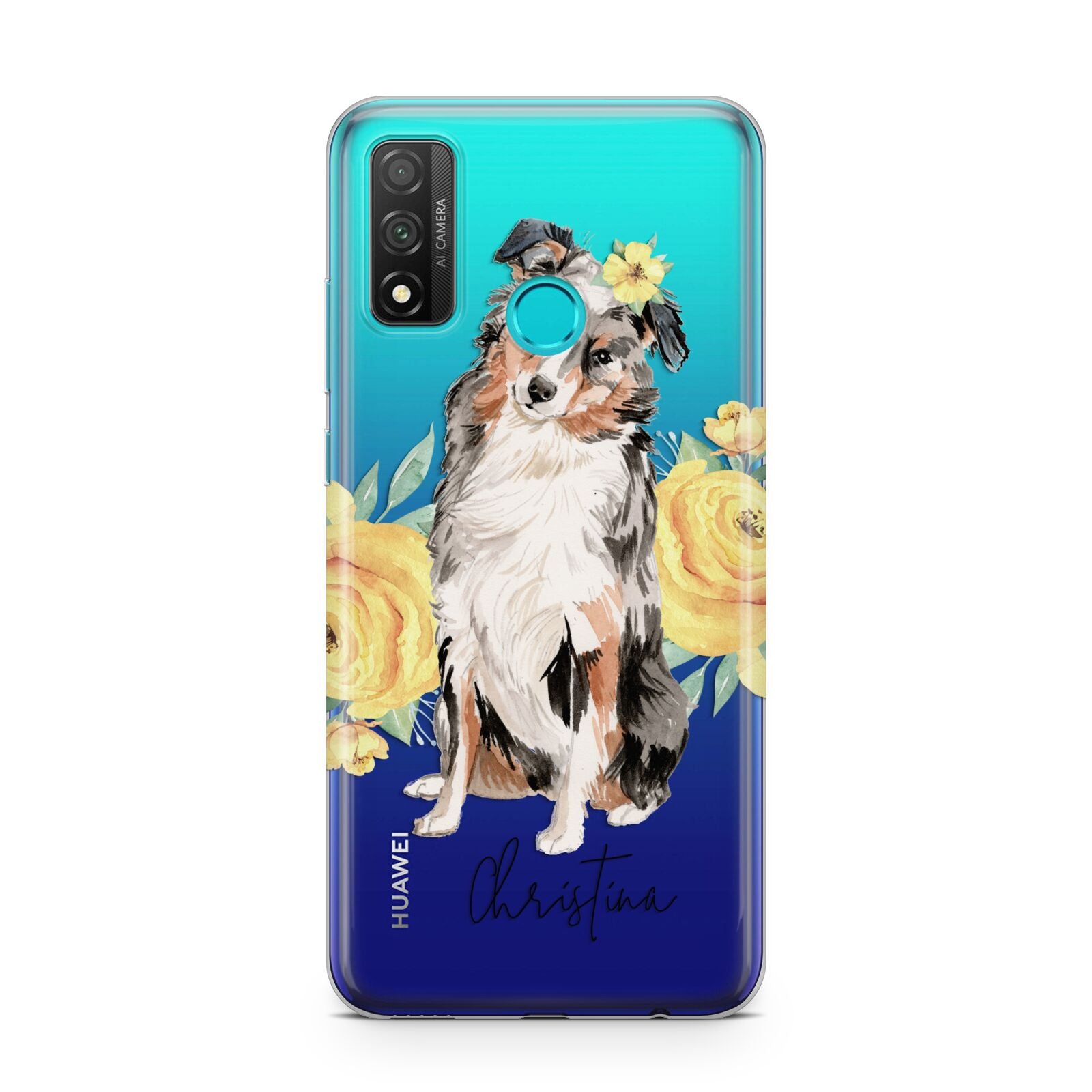 Personalised Australian Shepherd Huawei P Smart 2020