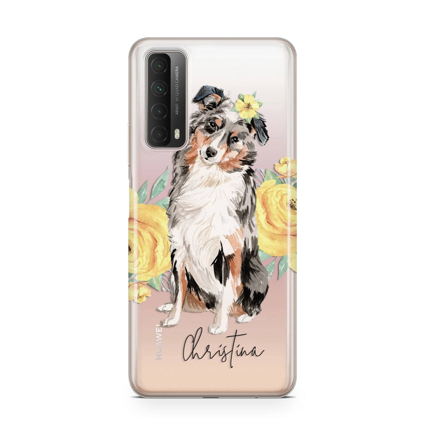 Personalised Australian Shepherd Huawei P Smart 2021