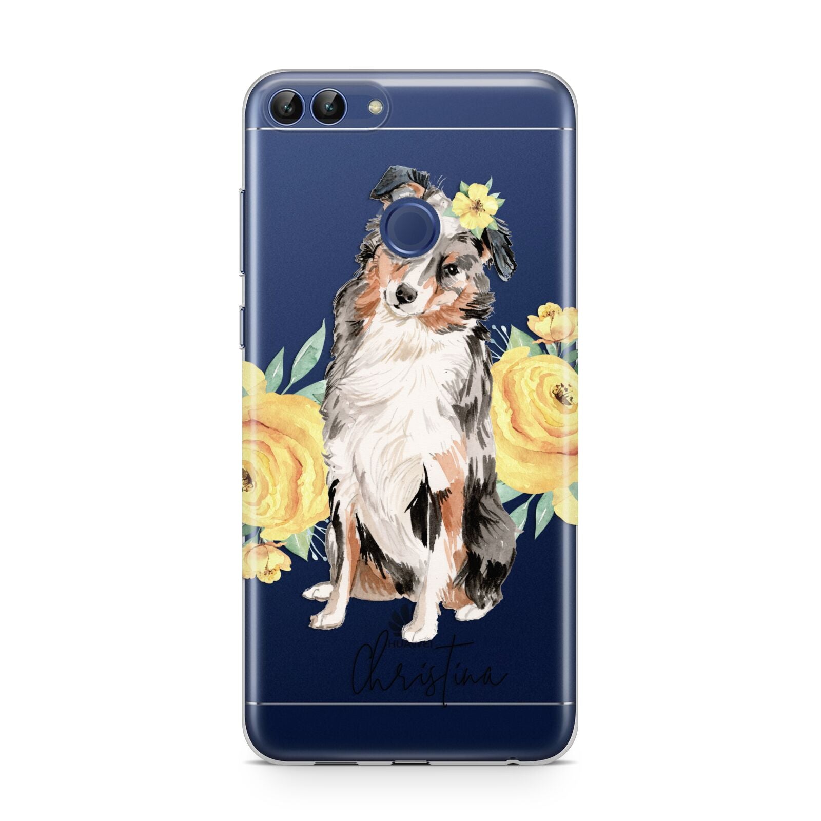 Personalised Australian Shepherd Huawei P Smart Case