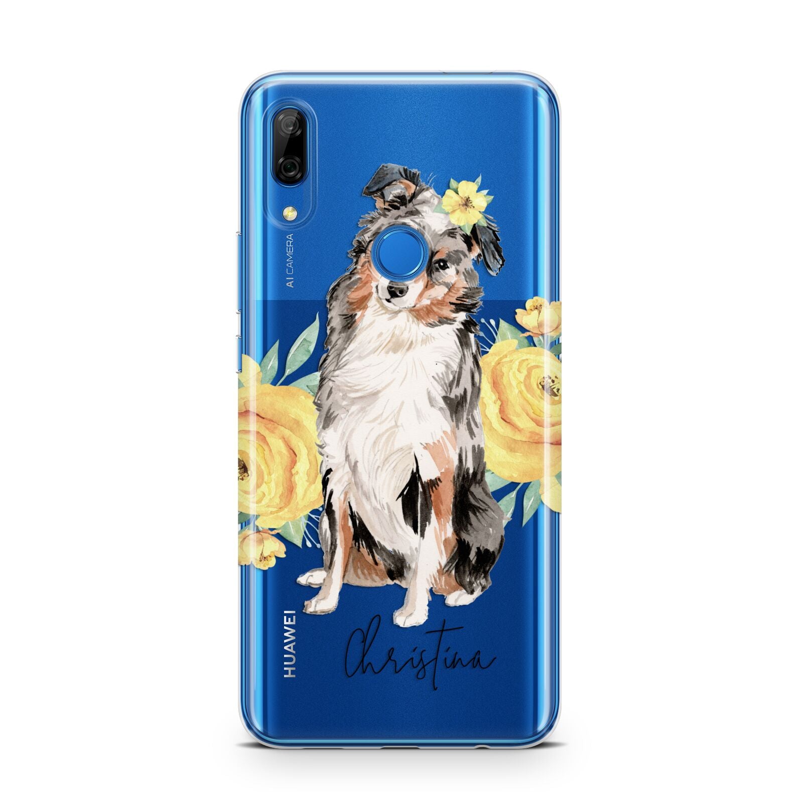 Personalised Australian Shepherd Huawei P Smart Z