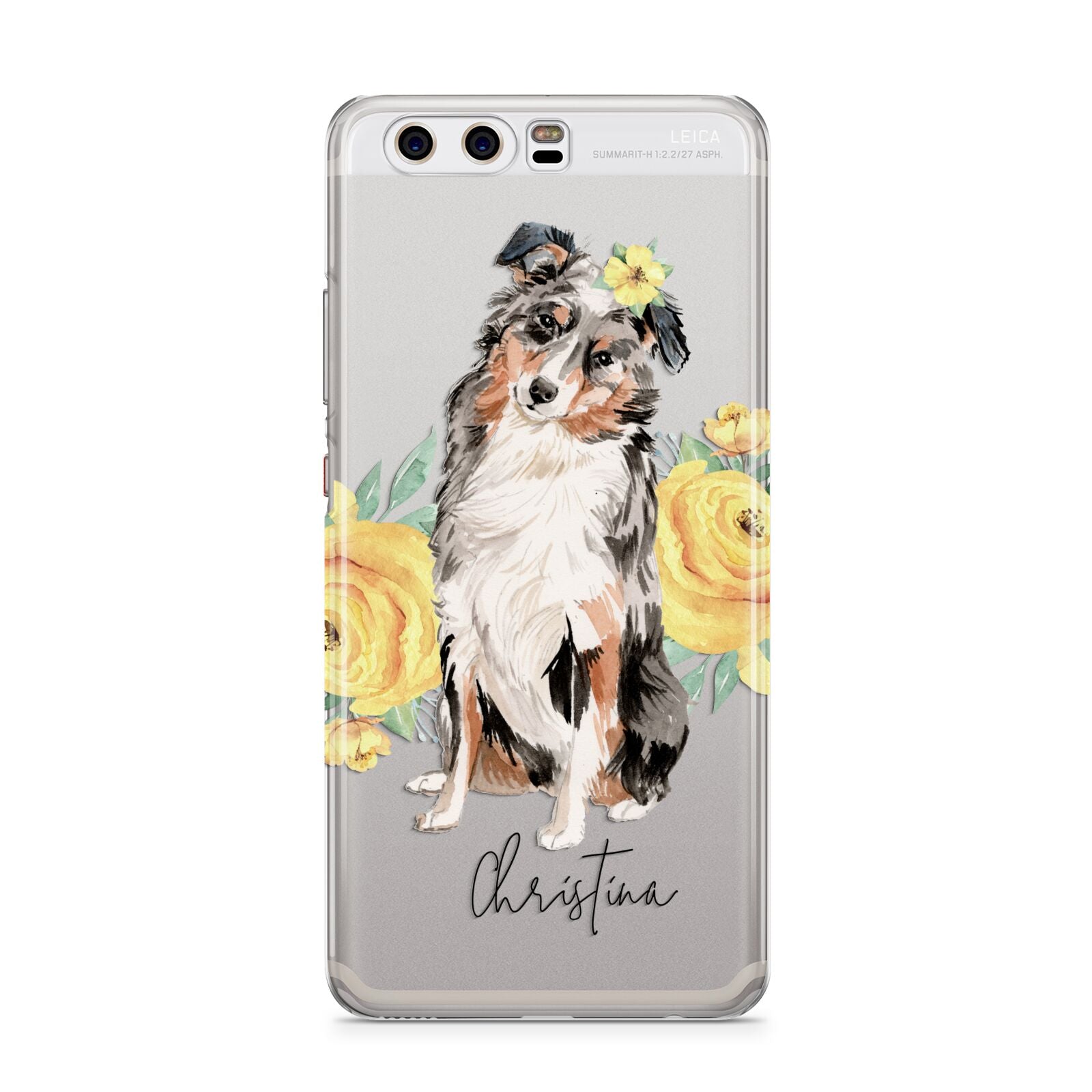 Personalised Australian Shepherd Huawei P10 Phone Case