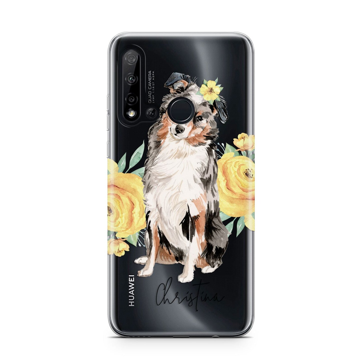 Personalised Australian Shepherd Huawei P20 Lite 5G Phone Case