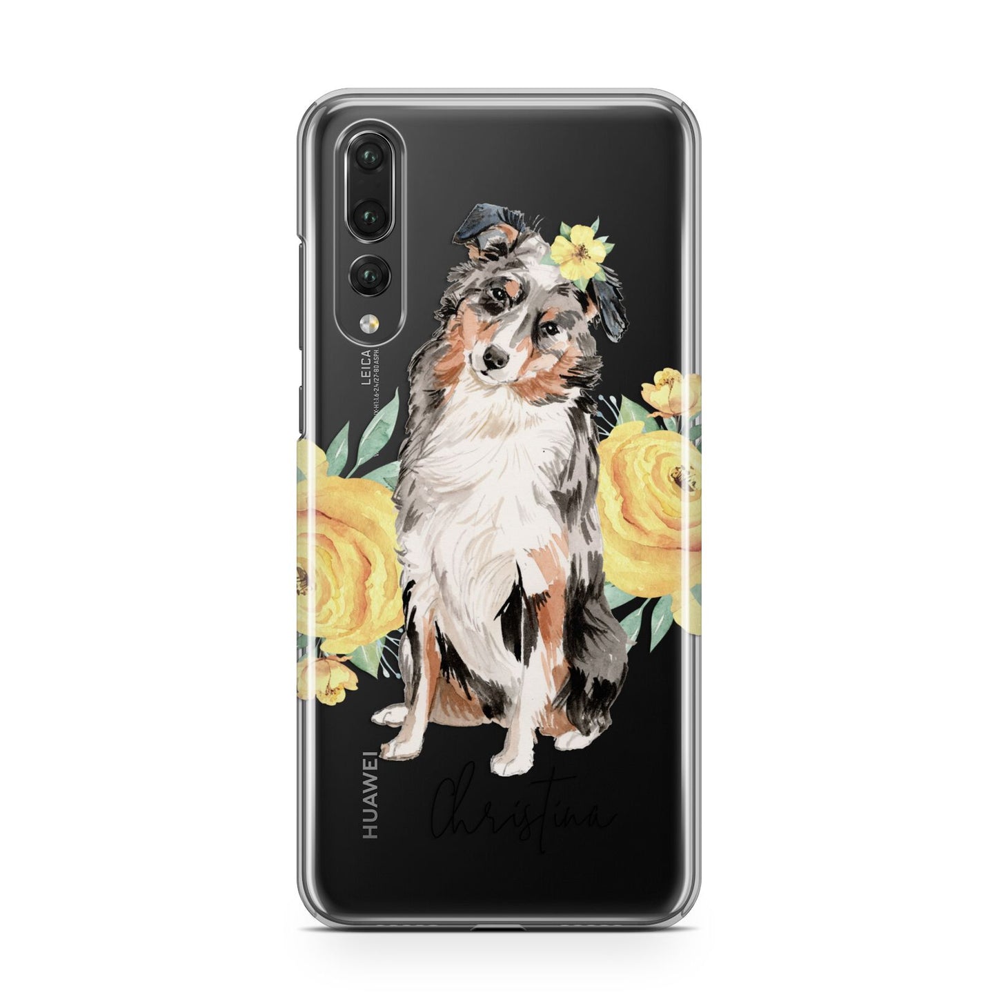 Personalised Australian Shepherd Huawei P20 Pro Phone Case