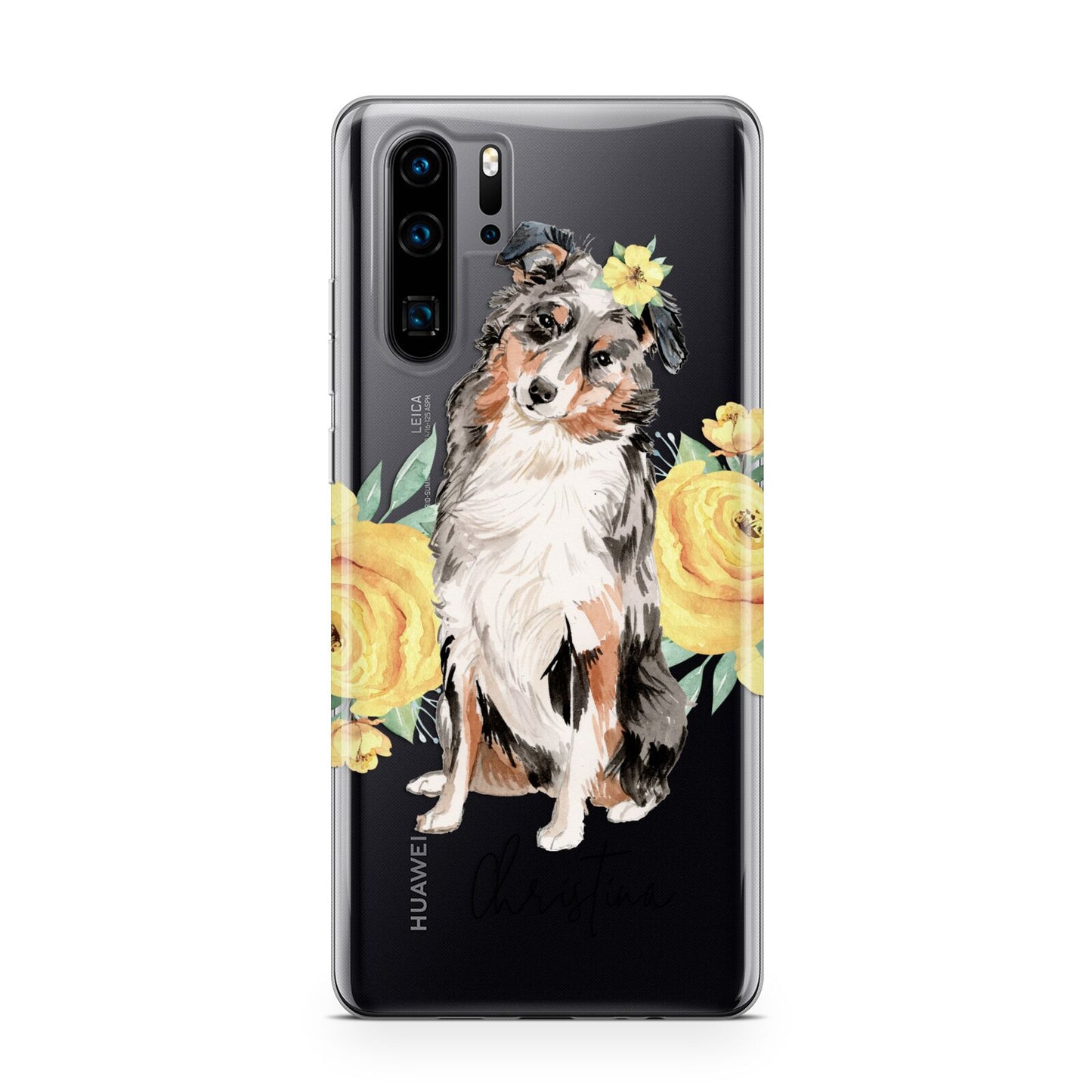 Personalised Australian Shepherd Huawei P30 Pro Phone Case