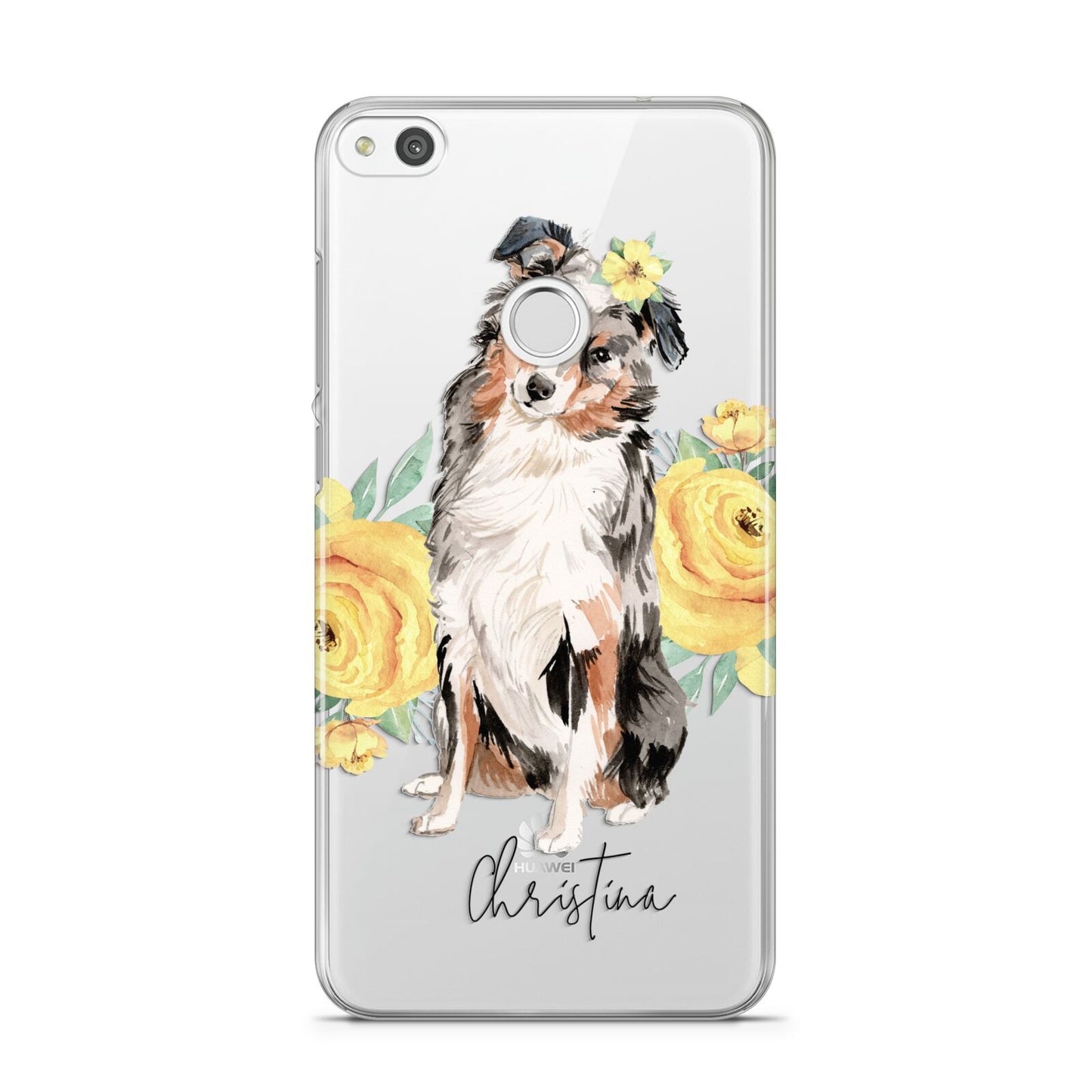 Personalised Australian Shepherd Huawei P8 Lite Case