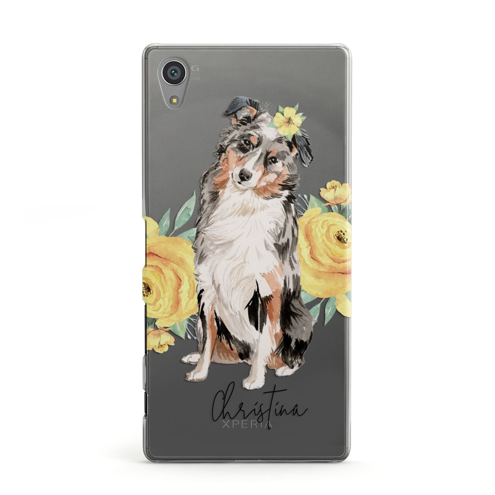 Personalised Australian Shepherd Sony Xperia Case