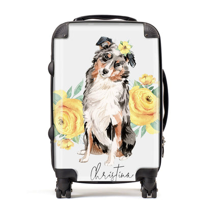 Personalised Australian Shepherd Suitcase