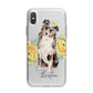 Personalised Australian Shepherd iPhone X Bumper Case on Silver iPhone Alternative Image 1