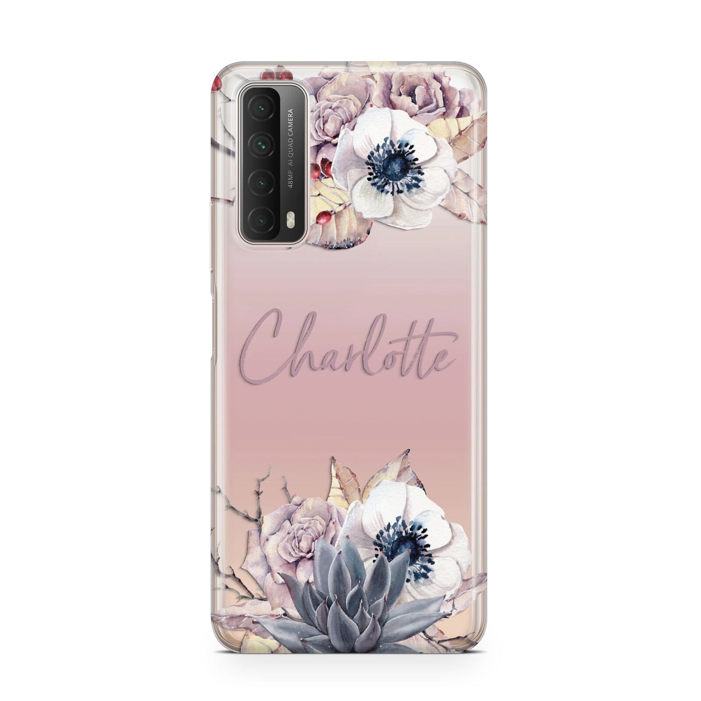 Personalised Autumn Floral Huawei P Smart 2021