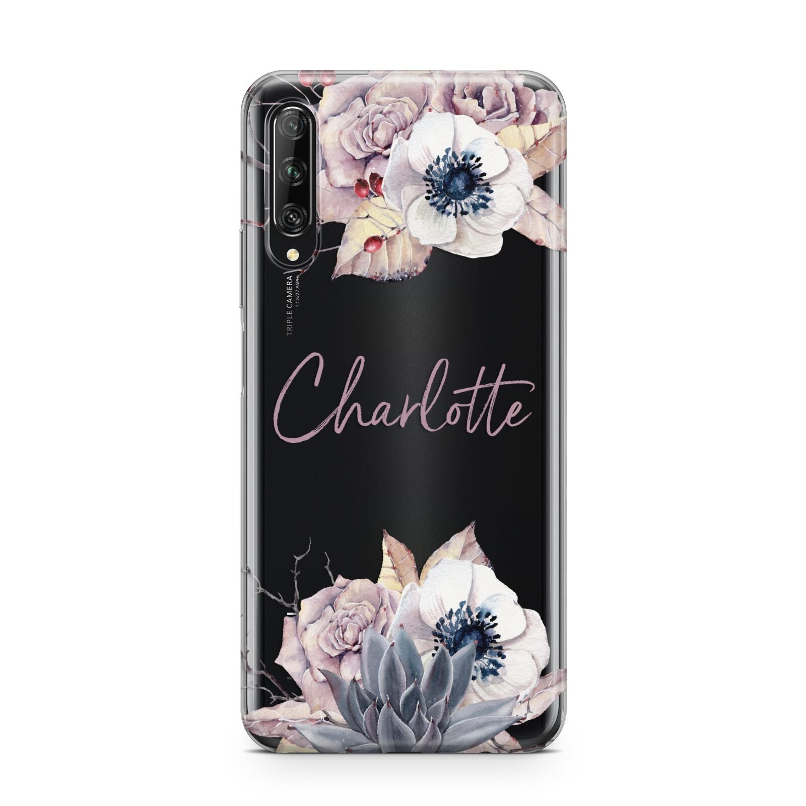 Personalised Autumn Floral Huawei P Smart Pro 2019