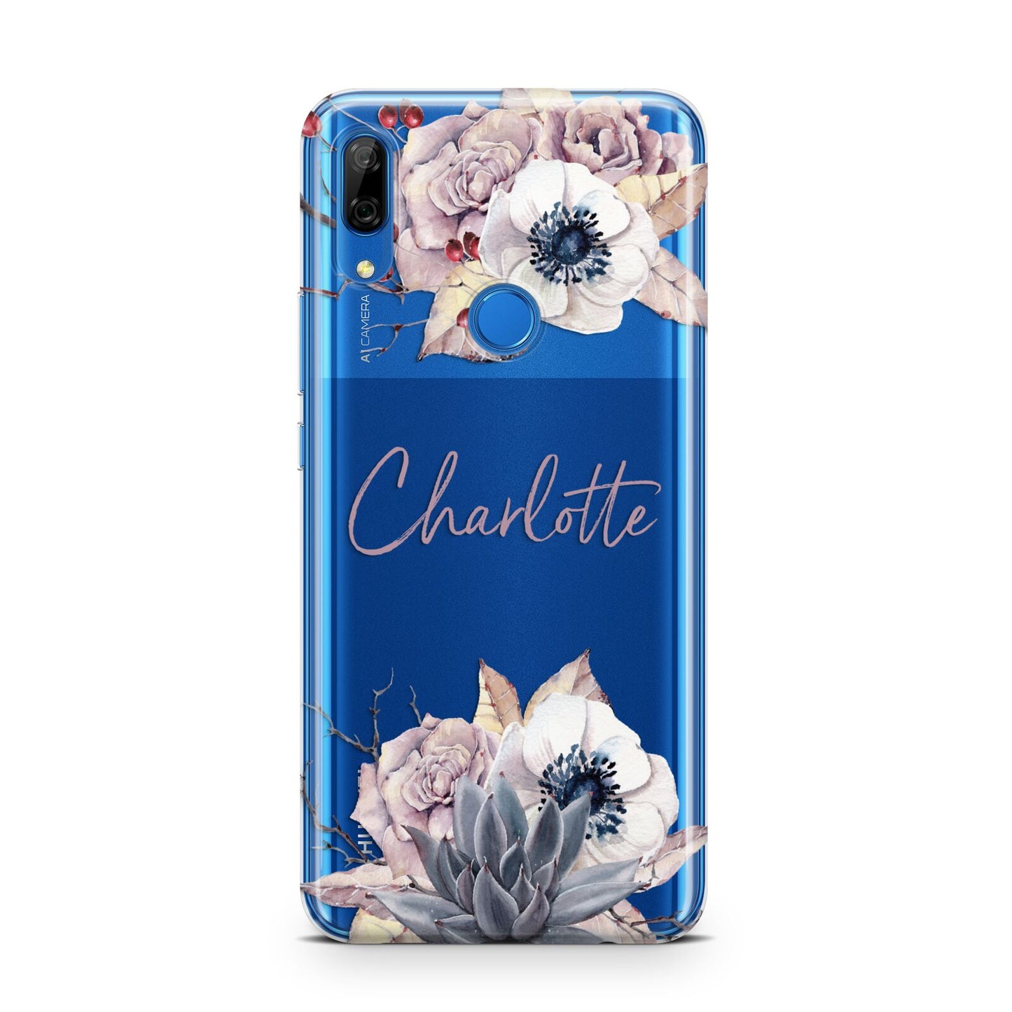 Personalised Autumn Floral Huawei P Smart Z