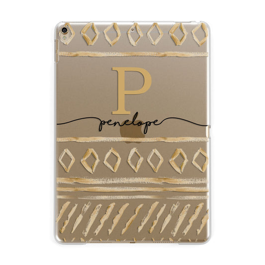 Personalised Aztec Gold Apple iPad Gold Case