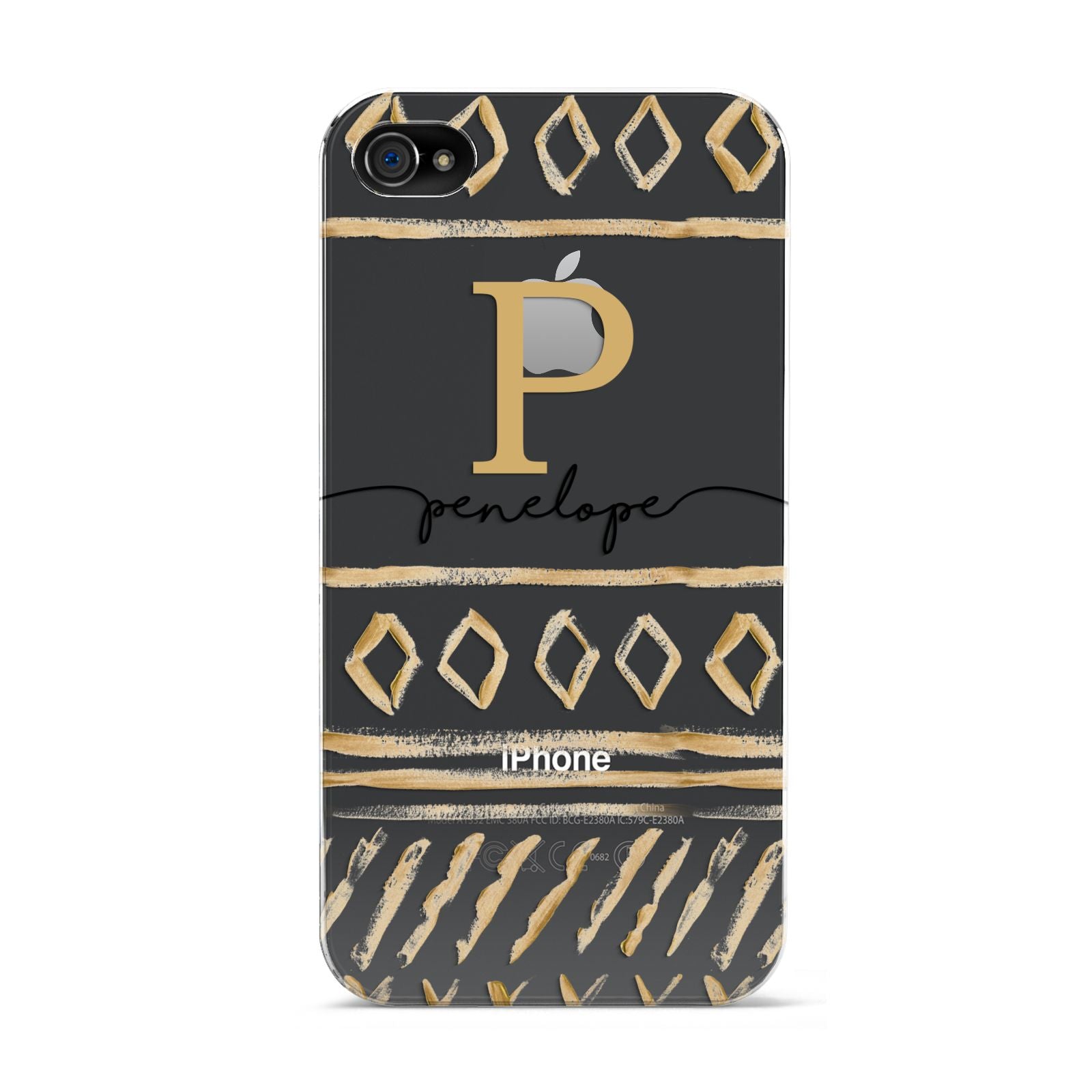 Personalised Aztec Gold Apple iPhone 4s Case