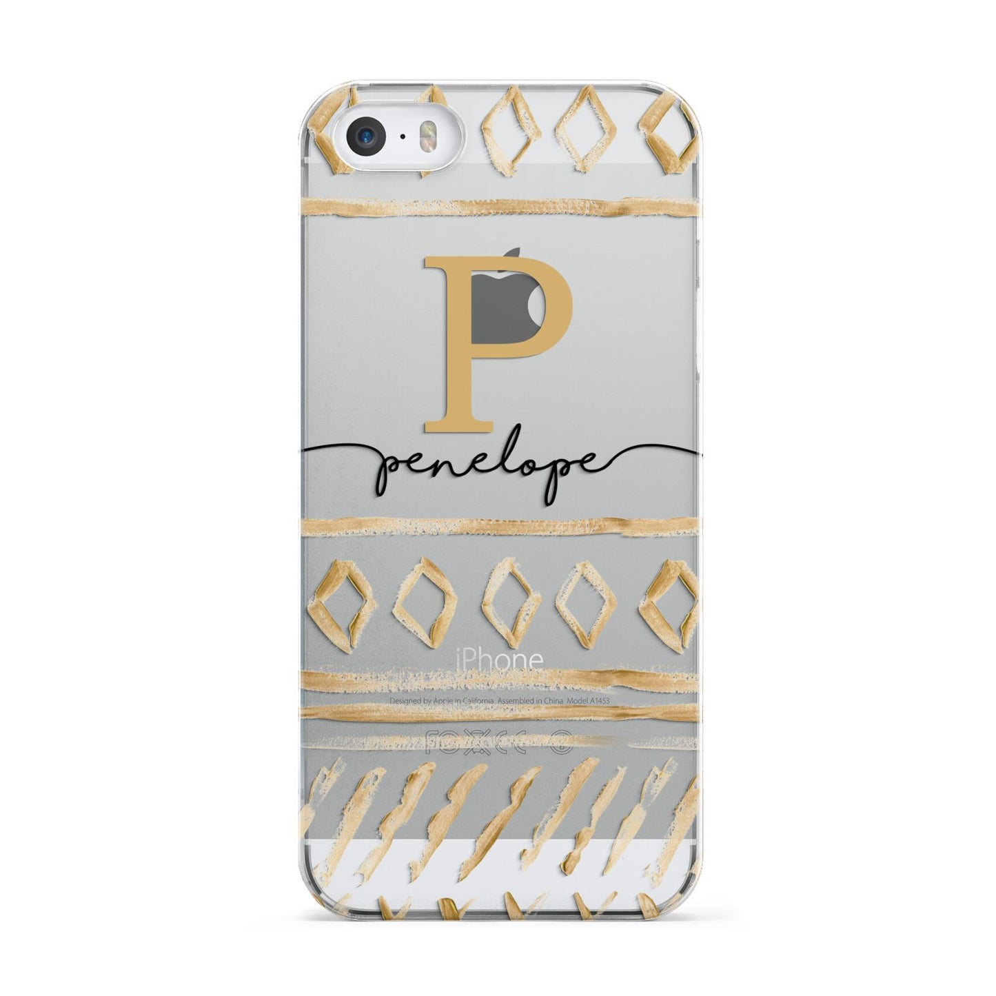 Personalised Aztec Gold Apple iPhone 5 Case