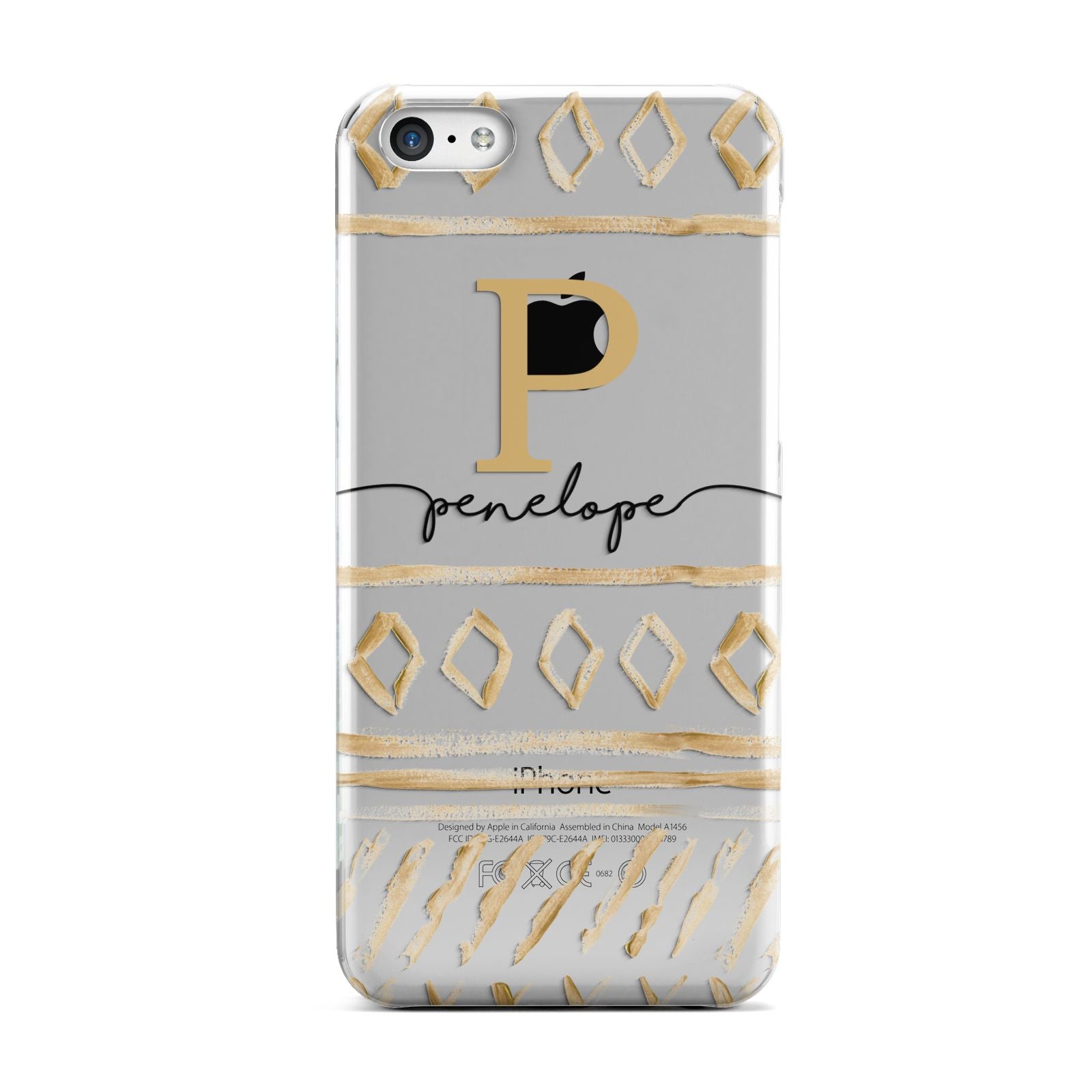 Personalised Aztec Gold Apple iPhone 5c Case