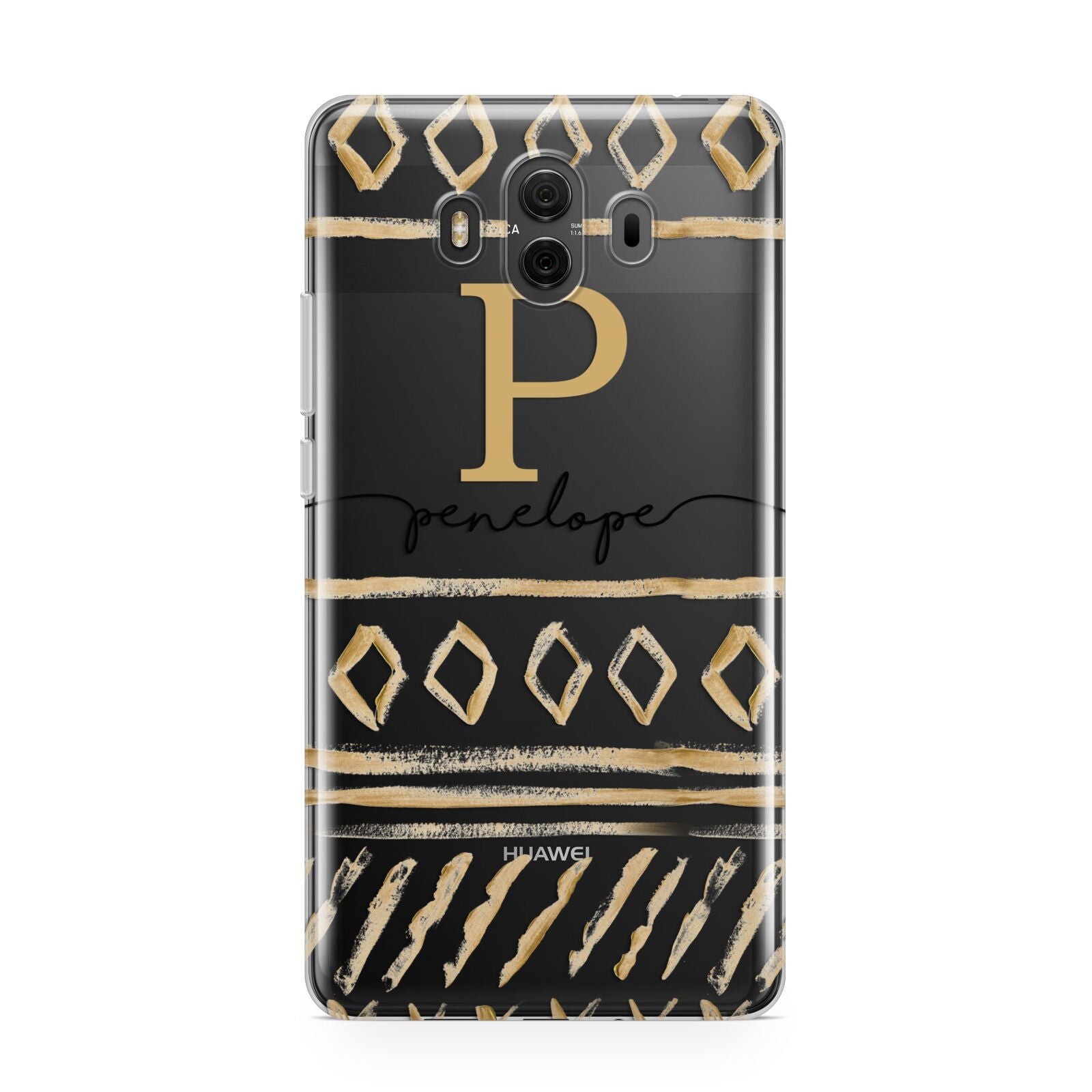 Personalised Aztec Gold Huawei Mate 10 Protective Phone Case