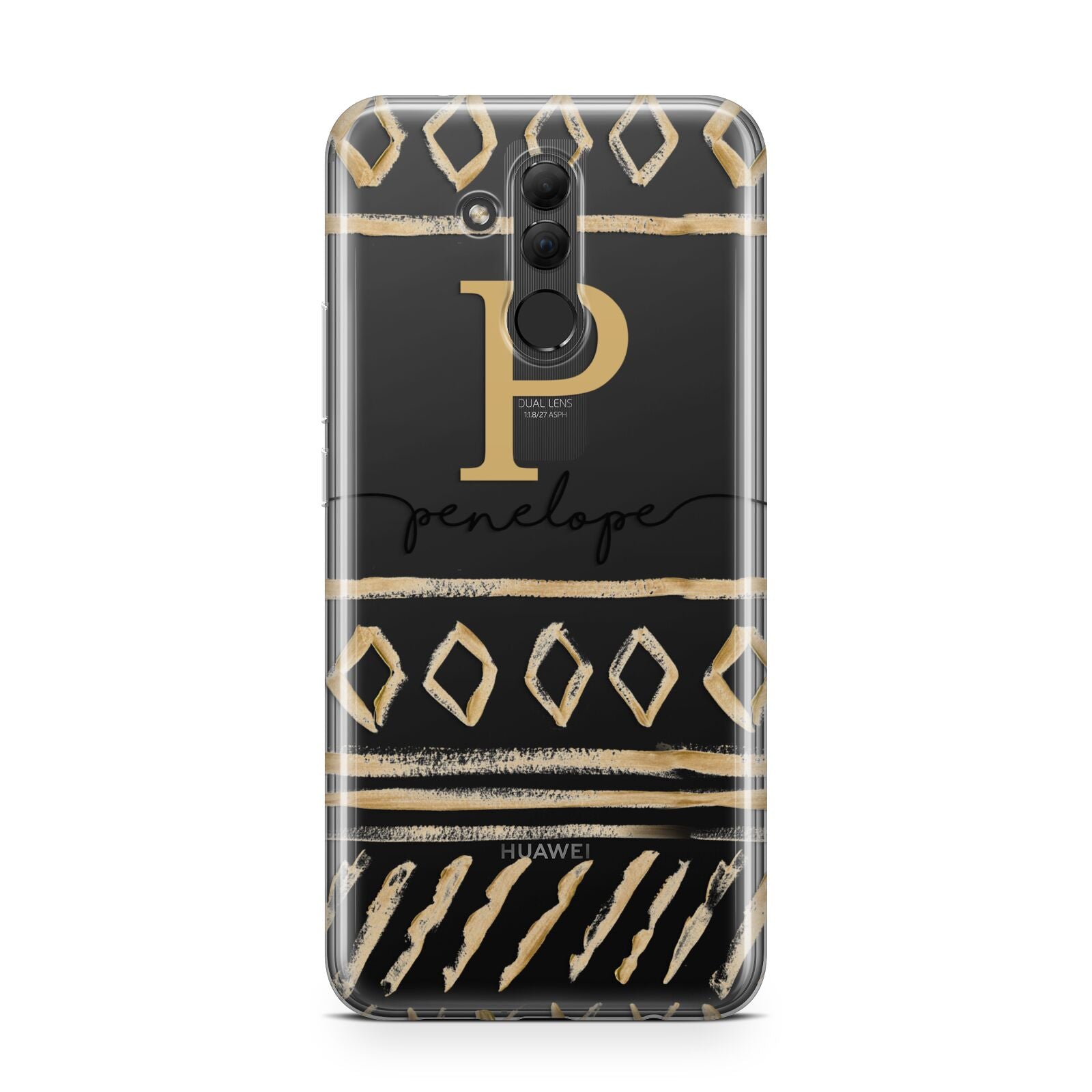 Personalised Aztec Gold Huawei Mate 20 Lite