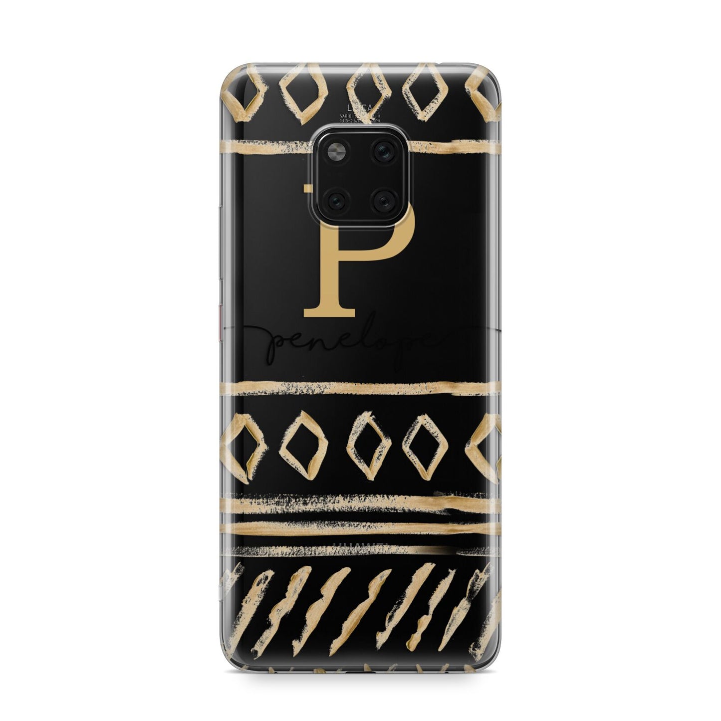 Personalised Aztec Gold Huawei Mate 20 Pro Phone Case