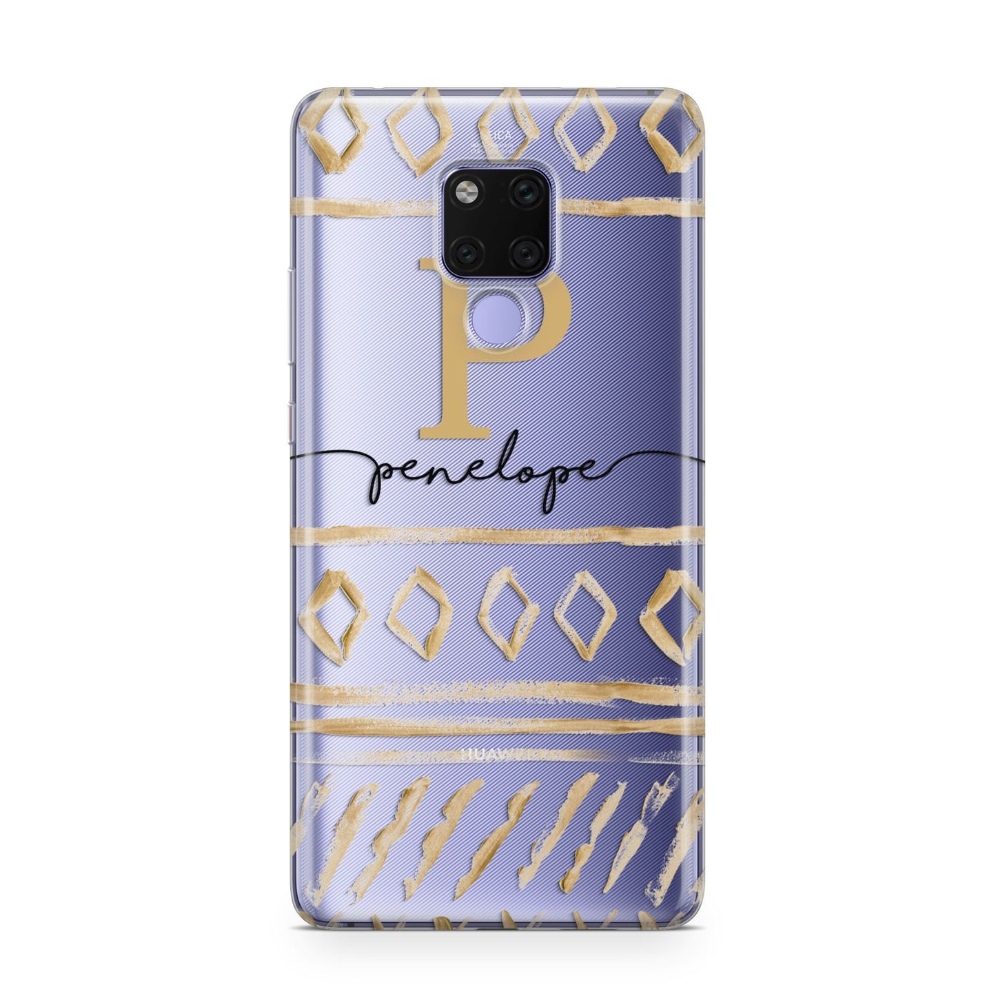 Personalised Aztec Gold Huawei Mate 20X Phone Case