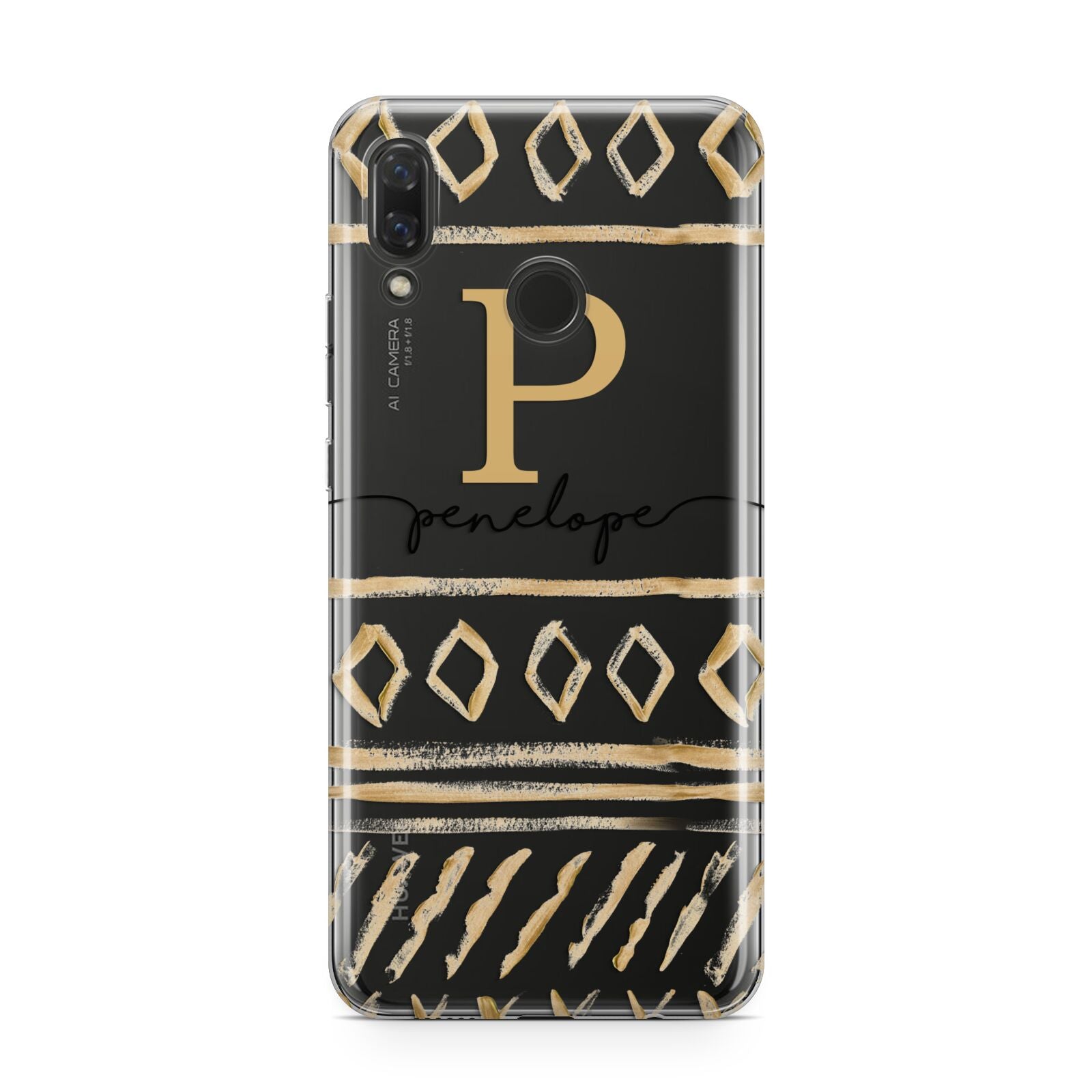 Personalised Aztec Gold Huawei Nova 3 Phone Case