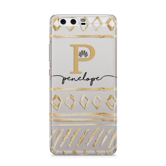 Personalised Aztec Gold Huawei P10 Phone Case