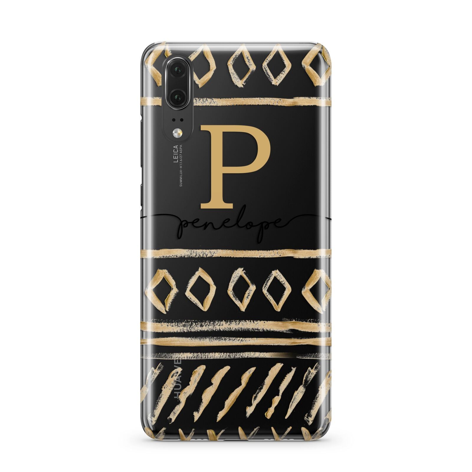 Personalised Aztec Gold Huawei P20 Phone Case