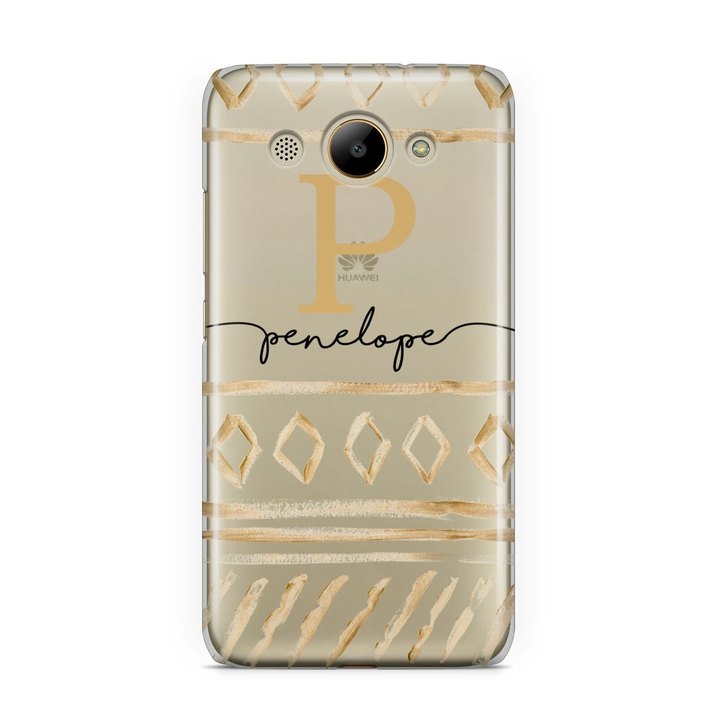 Personalised Aztec Gold Huawei Y3 2017