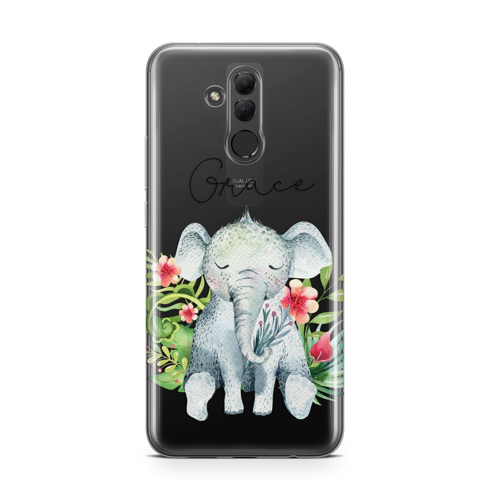 Personalised Baby Elephant Huawei Mate 20 Lite