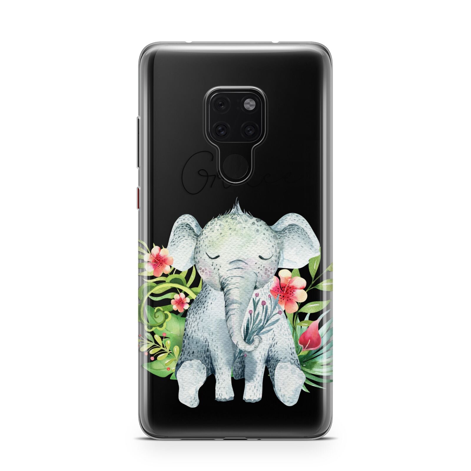 Personalised Baby Elephant Huawei Mate 20 Phone Case