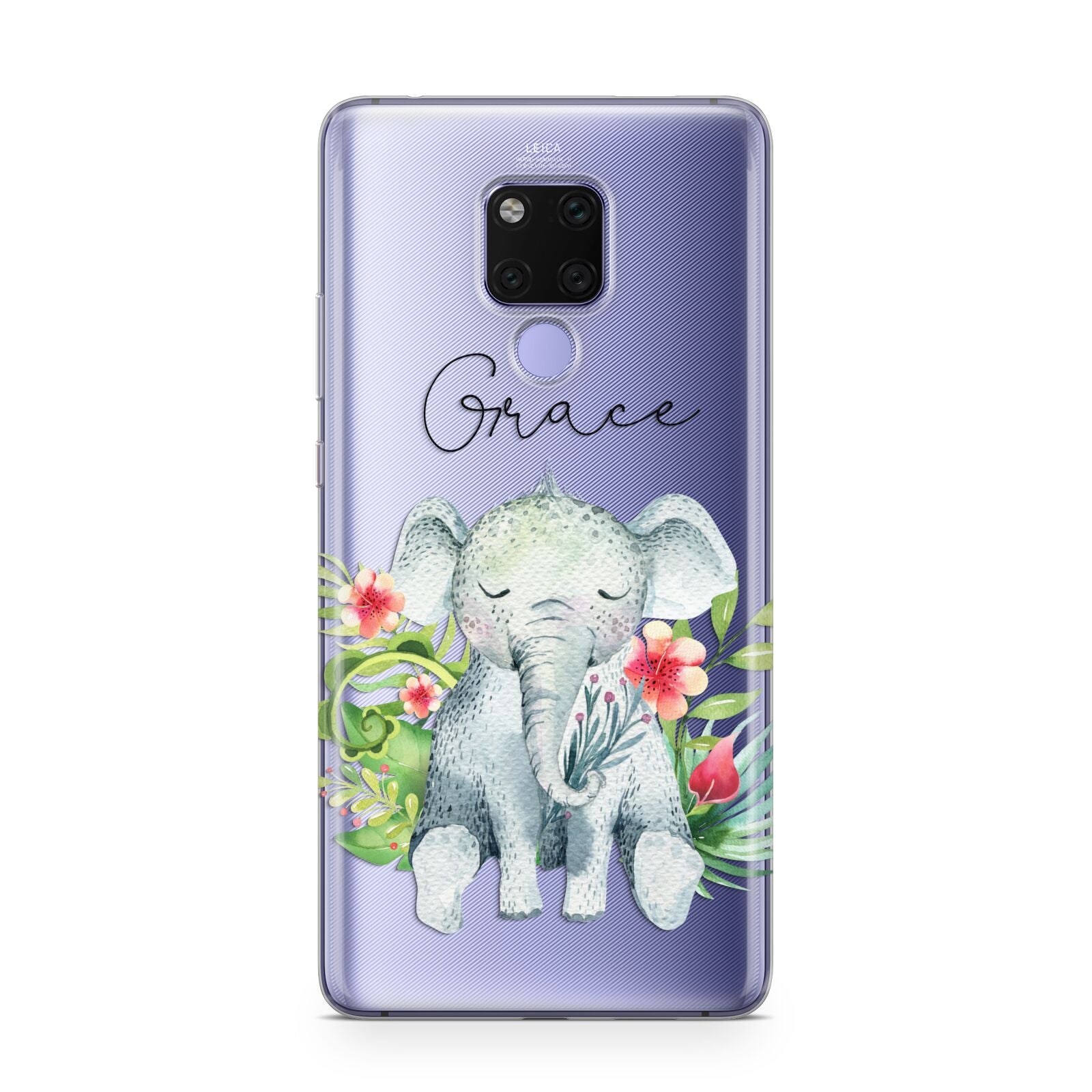 Personalised Baby Elephant Huawei Mate 20X Phone Case