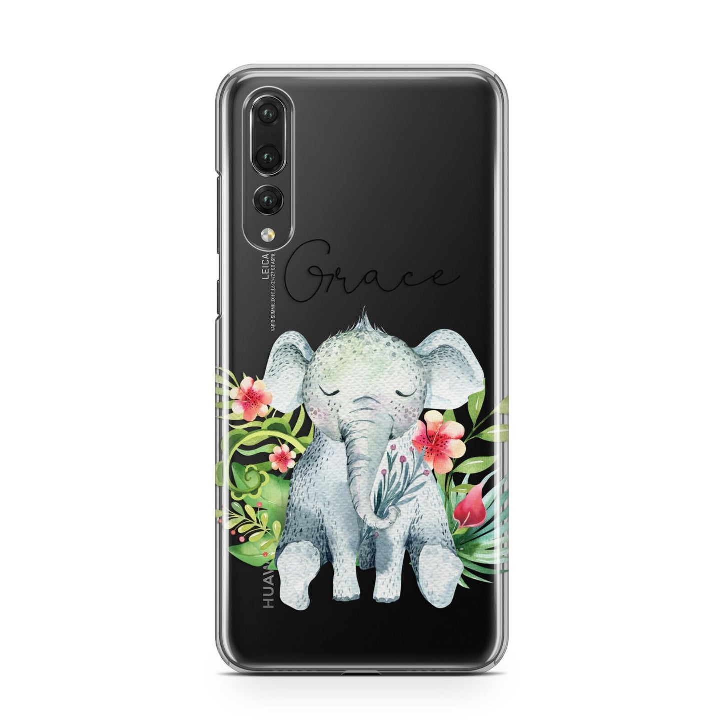 Personalised Baby Elephant Huawei P20 Pro Phone Case