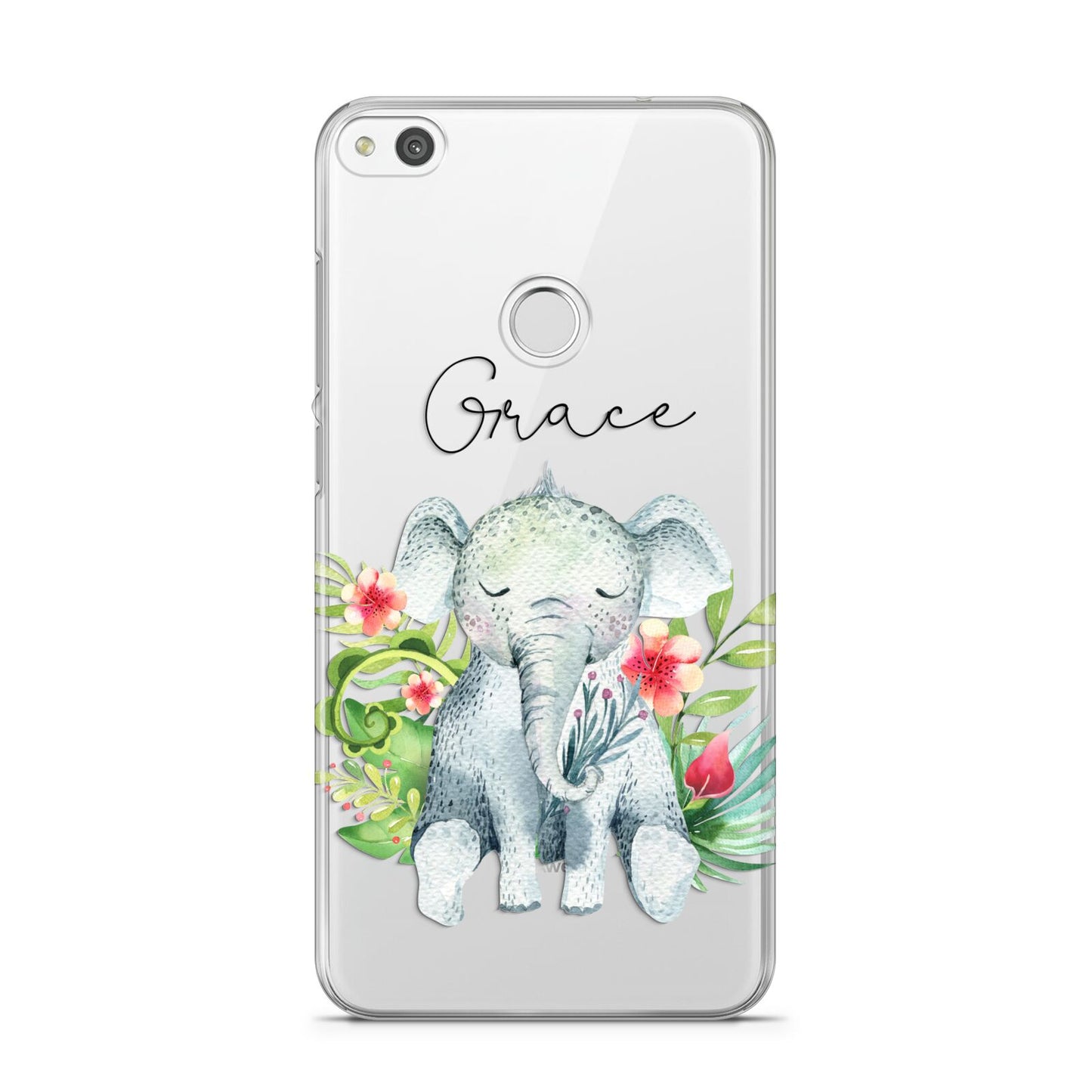 Personalised Baby Elephant Huawei P8 Lite Case