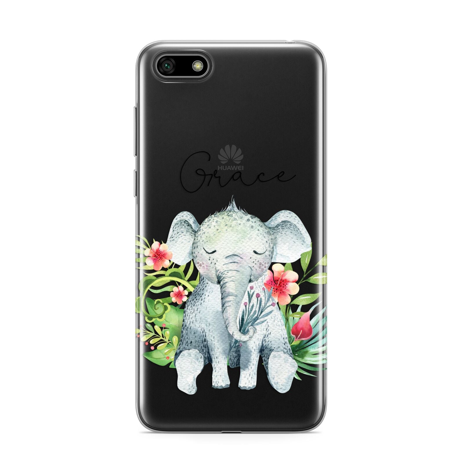 Personalised Baby Elephant Huawei Y5 Prime 2018 Phone Case