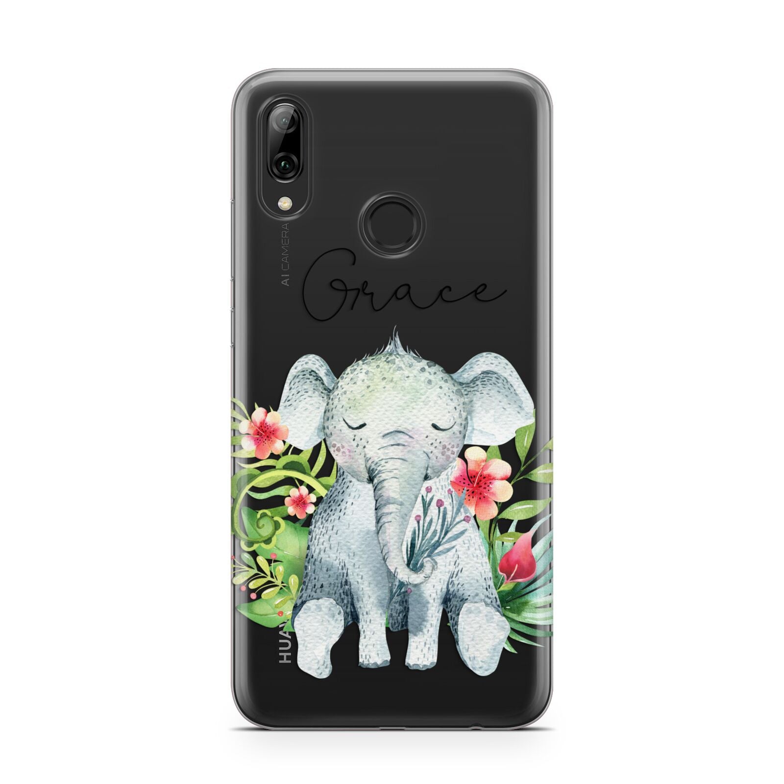 Personalised Baby Elephant Huawei Y7 2019