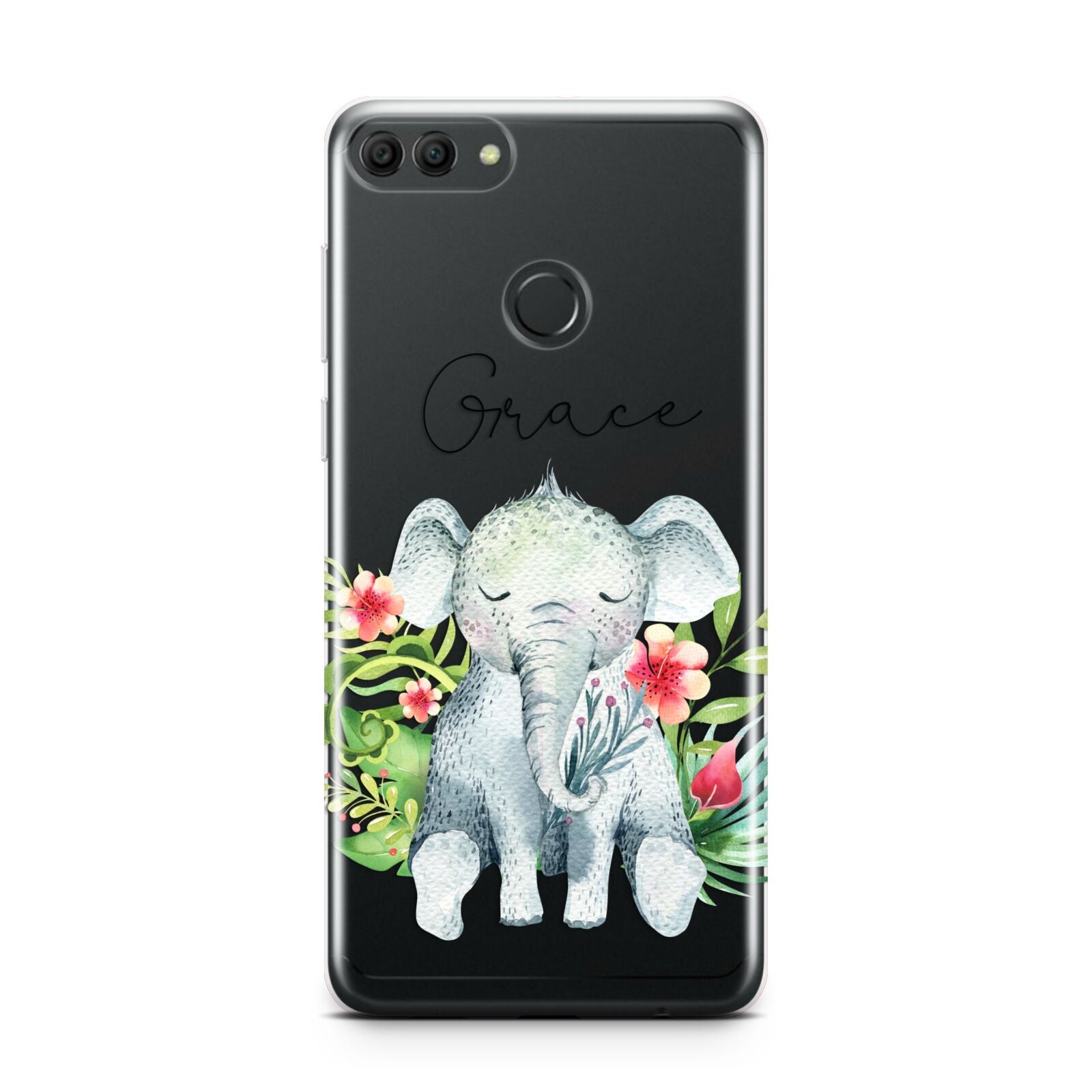 Personalised Baby Elephant Huawei Y9 2018