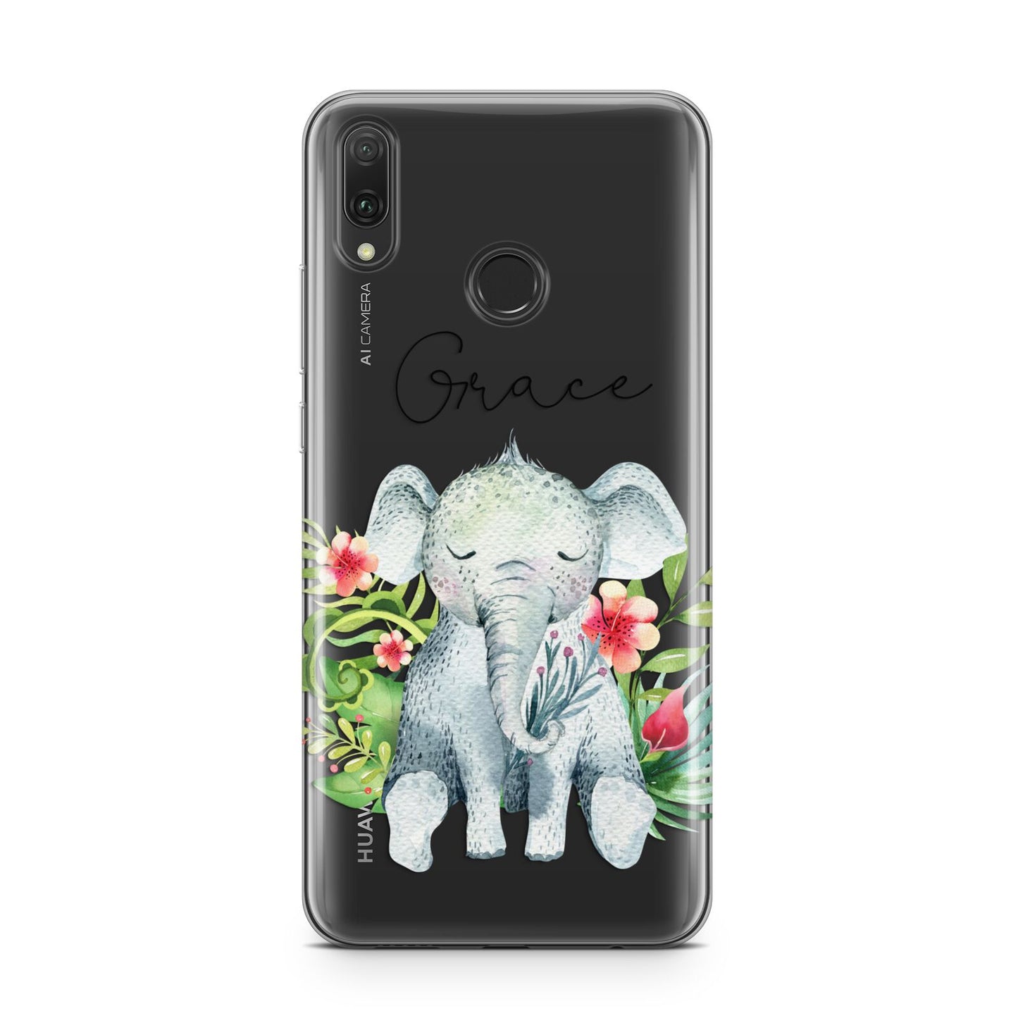 Personalised Baby Elephant Huawei Y9 2019