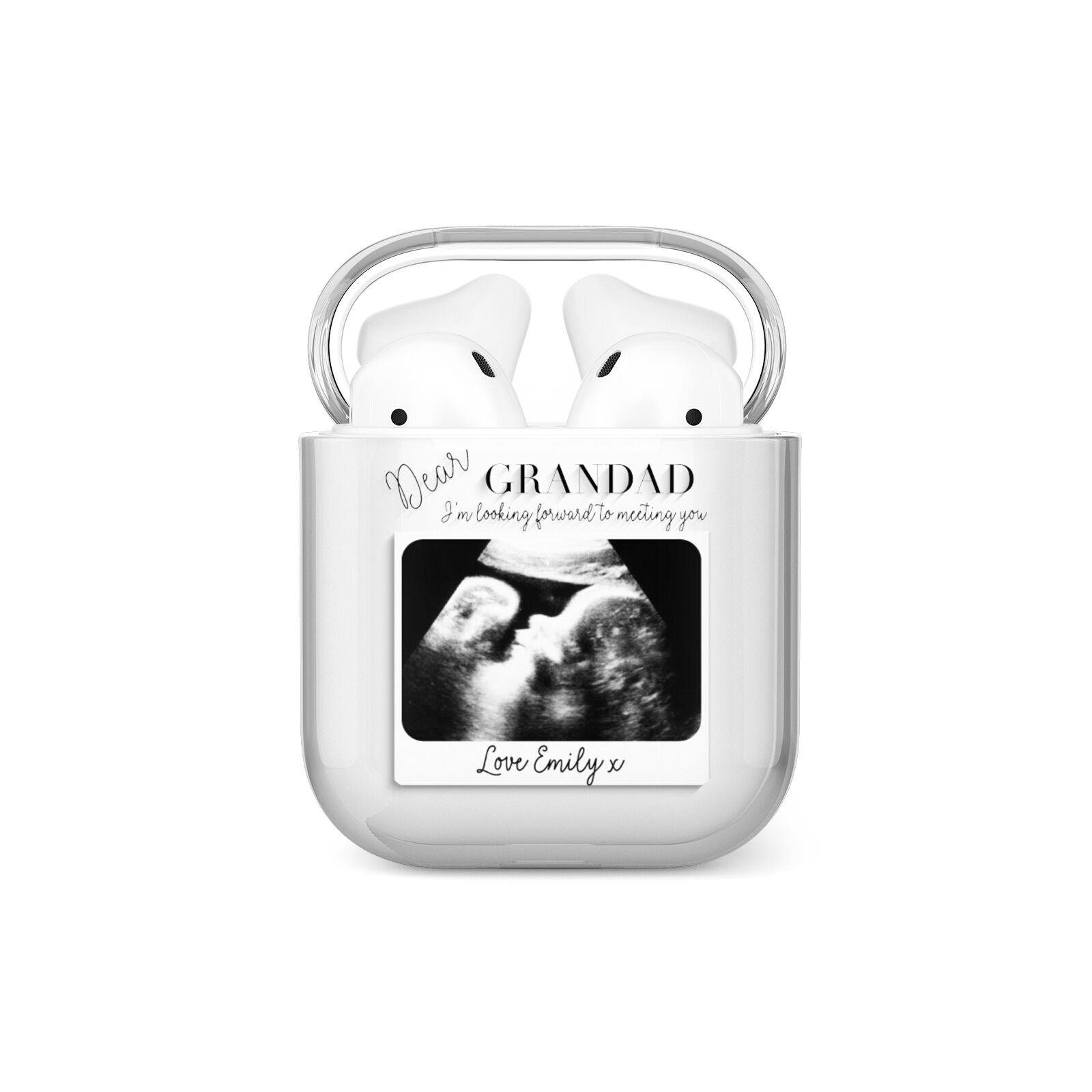 Personalised Baby Scan Photo Upload AirPods Case