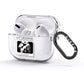 Personalised Baby Scan Photo Upload AirPods Glitter Case 3rd Gen Side Image