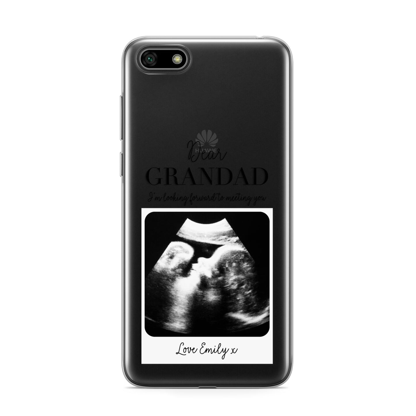 Personalised Baby Scan Photo Upload Huawei Y5 Prime 2018 Phone Case