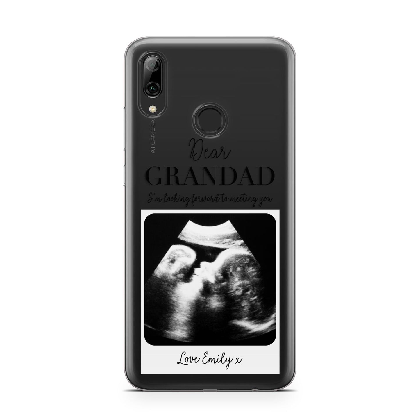 Personalised Baby Scan Photo Upload Huawei Y7 2019