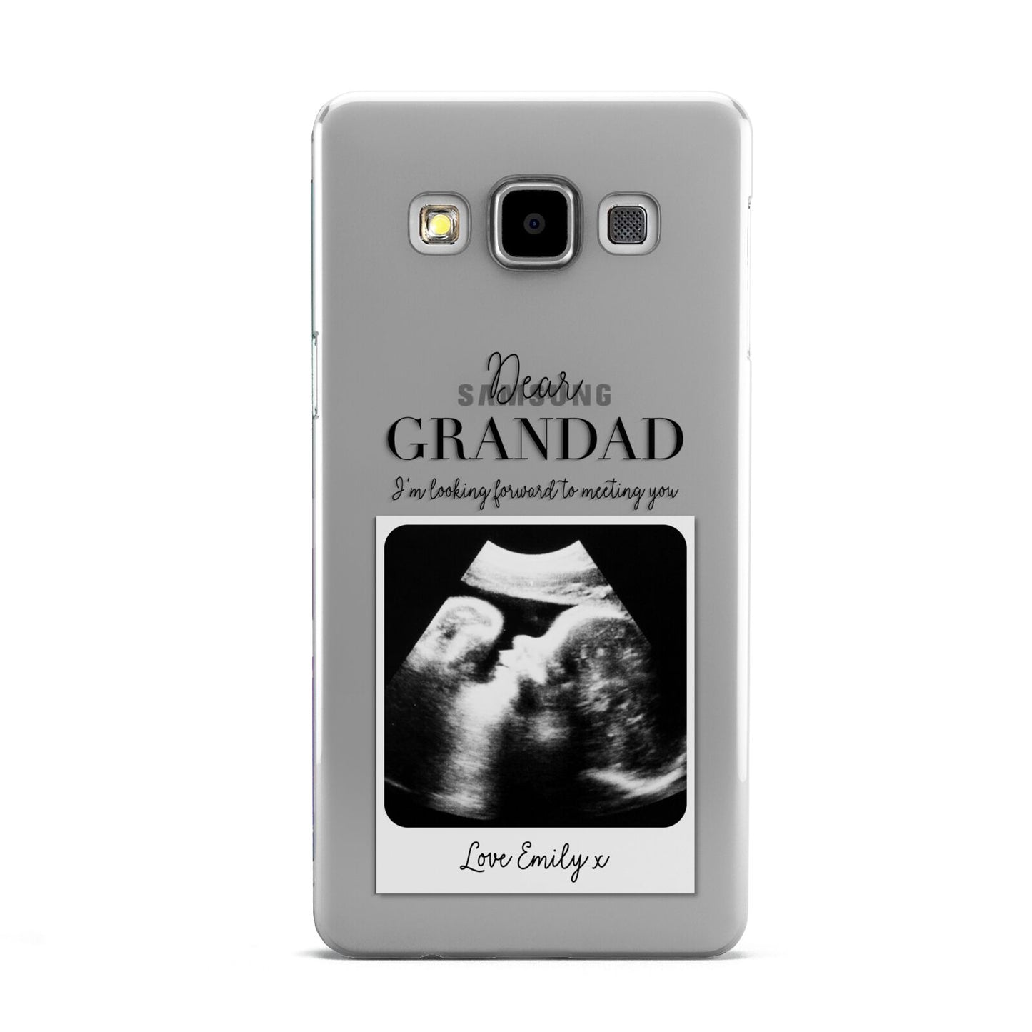 Personalised Baby Scan Photo Upload Samsung Galaxy A5 Case